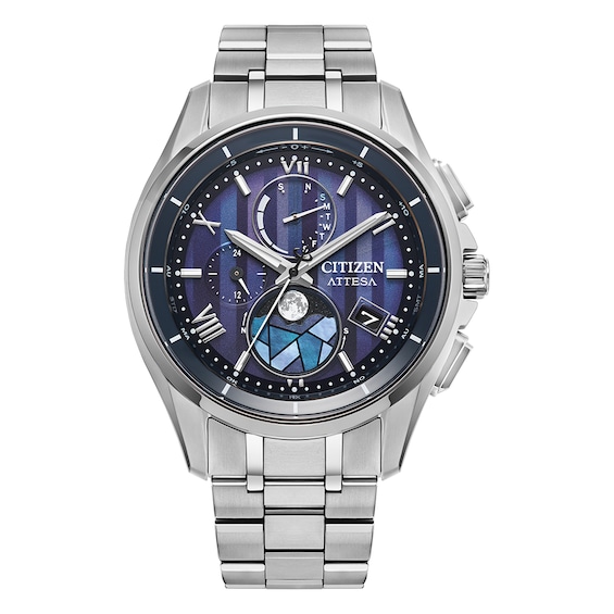Men's Citizen Eco-Drive Attesa Stained Glass Super Titanium Limited Edition Watch