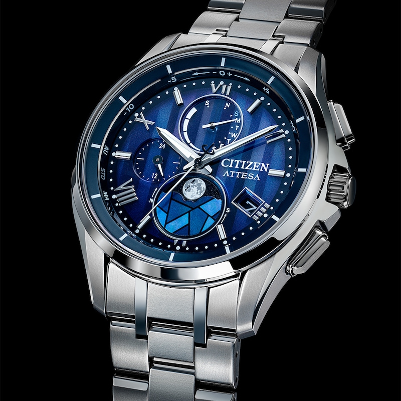 Main Image 6 of Citizen Attesa Limited Edition Stained Glass Men's Eco-Drive Super Titanium Bracelet Watch