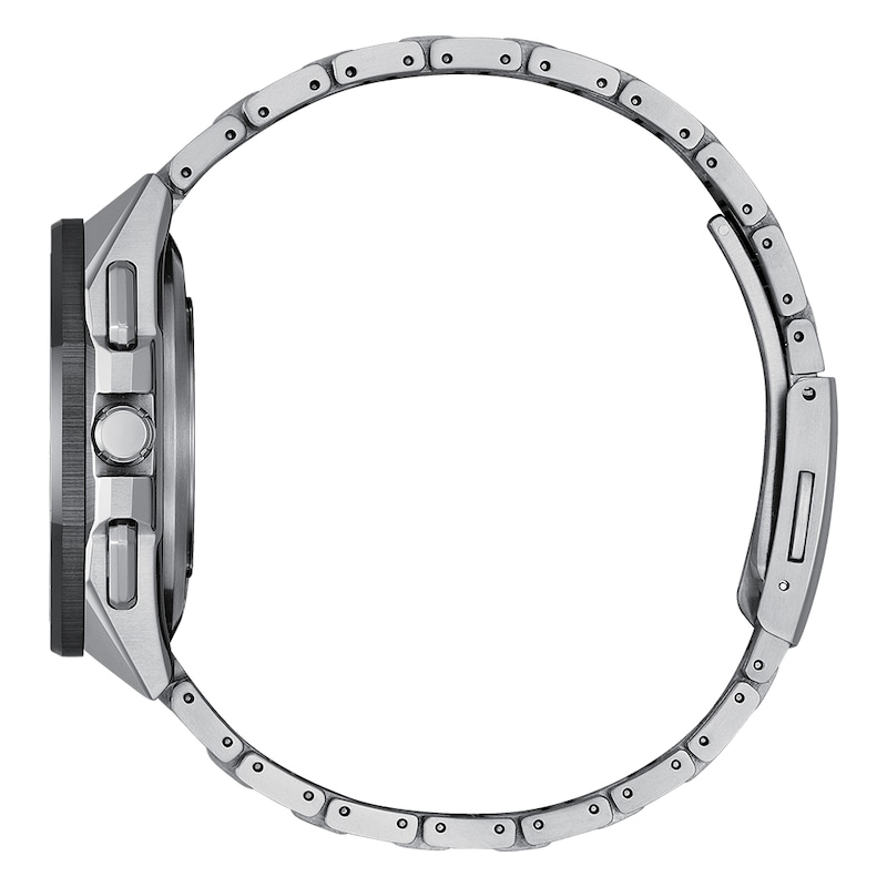 Main Image 2 of Citizen Attesa Men's Eco-Drive Black Dial & Silver Tone Super Titanium Bracelet Watch