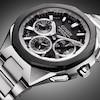 Thumbnail Image 4 of Citizen Attesa Men's Eco-Drive Black Dial & Silver Tone Super Titanium Bracelet Watch