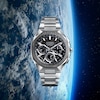 Thumbnail Image 7 of Citizen Attesa Men's Eco-Drive Black Dial & Silver Tone Super Titanium Bracelet Watch