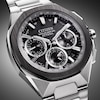 Thumbnail Image 8 of Citizen Attesa Men's Eco-Drive Black Dial & Silver Tone Super Titanium Bracelet Watch