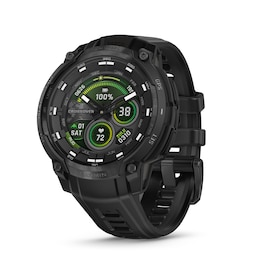 Garmin Instinct Crossover AMOLED Tactical Edition Black Dial & Silicone Strap Watch