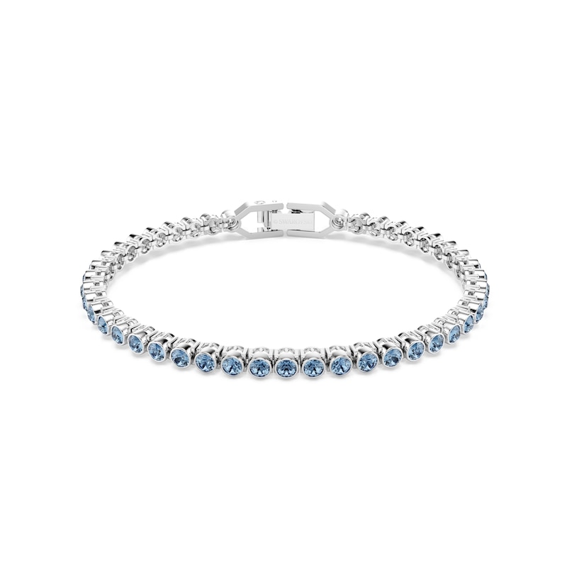 Main Image 1 of Swarovski Imber Emily Silver Tone & Blue Crystal Tennis Bracelet