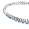 Thumbnail Image 4 of Swarovski Imber Emily Silver Tone & Blue Crystal Tennis Bracelet