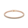 Thumbnail Image 1 of Swarovski Imber Emily Rose Gold Tone & Grey Crystal Tennis Bracelet