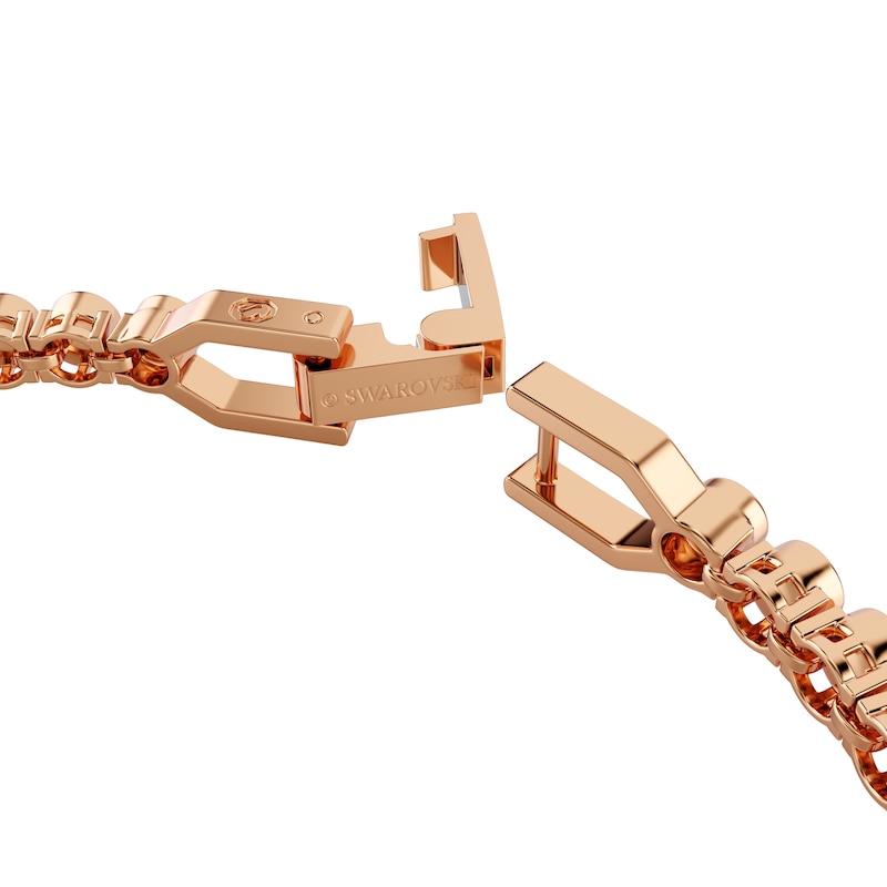 Main Image 3 of Swarovski Imber Emily Rose Gold Tone & Grey Crystal Tennis Bracelet