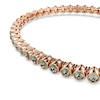 Thumbnail Image 4 of Swarovski Imber Emily Rose Gold Tone & Grey Crystal Tennis Bracelet
