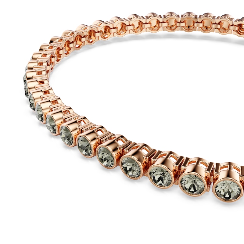 Main Image 4 of Swarovski Imber Emily Rose Gold Tone & Grey Crystal Tennis Bracelet