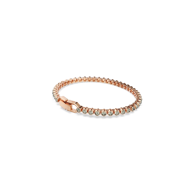 Main Image 5 of Swarovski Imber Emily Rose Gold Tone & Grey Crystal Tennis Bracelet