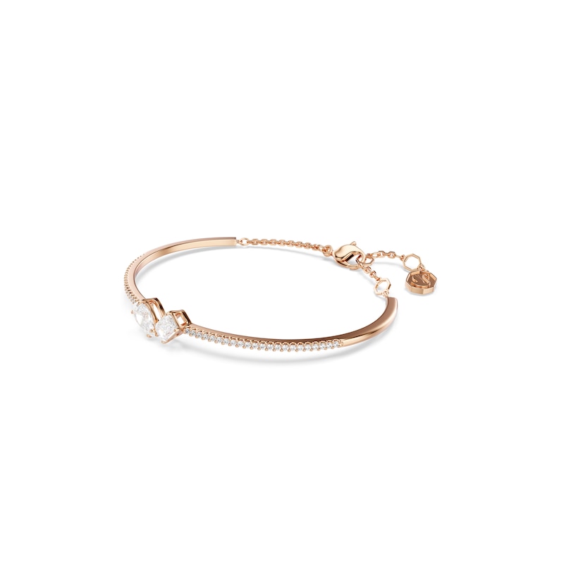Main Image 2 of Swarovski Mesmera Rose Gold Tone Crystal Bangle