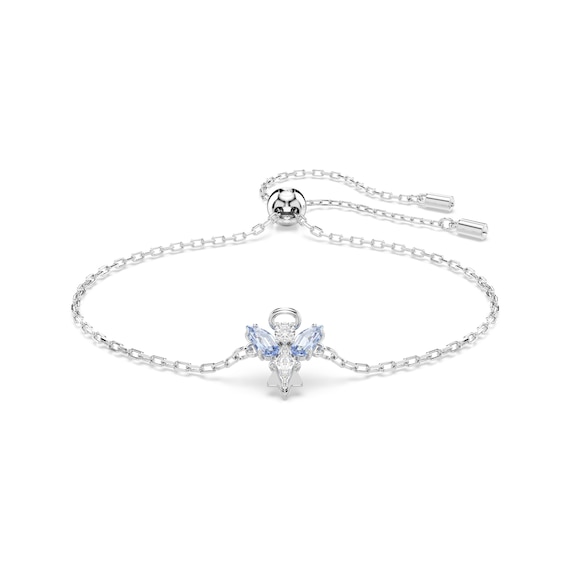 Swarovski Magic Silver Tone and Zirconia Bolo Bracelet