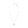 Thumbnail Image 2 of Swarovski Mesmera Silver Tone Zirconia Pear Shaped & Open Circle Pendant Necklace