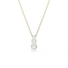 Thumbnail Image 1 of Swarovski Stilla Attract Gold Tone & Zirconia Trilogy Pendant