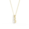 Thumbnail Image 3 of Swarovski Stilla Attract Gold Tone & Zirconia Trilogy Pendant