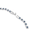 Thumbnail Image 3 of Swarovski Una Angelic Silver Tone & Blue Crystal Pavé Necklace
