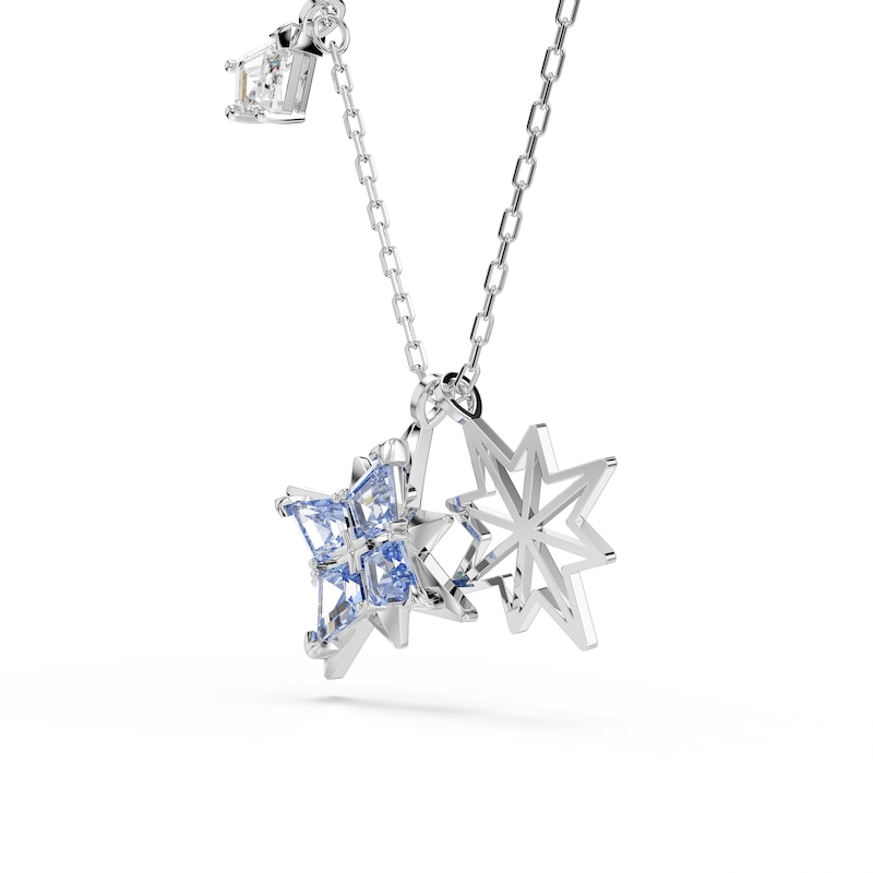 Main Image 3 of Swarovski Symbolica Silver Tone & Blue Zirconia Star Pendant Necklace