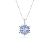 Thumbnail Image 1 of Swarovski Magic Silver Tone Blue Zirconia Snowflake Pendant