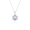 Thumbnail Image 5 of Swarovski Magic Silver Tone Blue Zirconia Snowflake Pendant