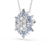 Thumbnail Image 3 of Swarovski Magic Silver Tone Blue Zirconia Snowflake Pendant & Brooch
