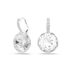 Thumbnail Image 1 of Swarovski Millenia Silver Tone & Crystal Bezel Set Drop Earrings