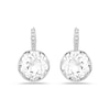 Thumbnail Image 2 of Swarovski Millenia Silver Tone & Crystal Bezel Set Drop Earrings