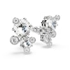Thumbnail Image 3 of Swarovski Constella Silver Tone & Zirconia Stud Earrings