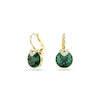 Thumbnail Image 1 of Swarovski Bella Gold Tone & Green Crystal V Drop Earrings
