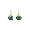 Thumbnail Image 2 of Swarovski Bella Gold Tone & Green Crystal V Drop Earrings
