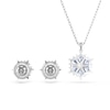 Thumbnail Image 6 of Swarovski Magic Silver Tone & Blue Zirconia Snowflake Jewellery Set