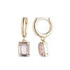 Thumbnail Image 1 of Lauren Ralph Lauren Gold Tone & Antique Pink Huggie Earrings