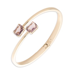 Lauren Ralph Lauren Gold Tone & Antique Pink Bypass Cuff