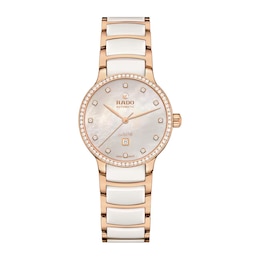 Rado Centrix Automatic Diamond White High-Tech Ceramic Watch