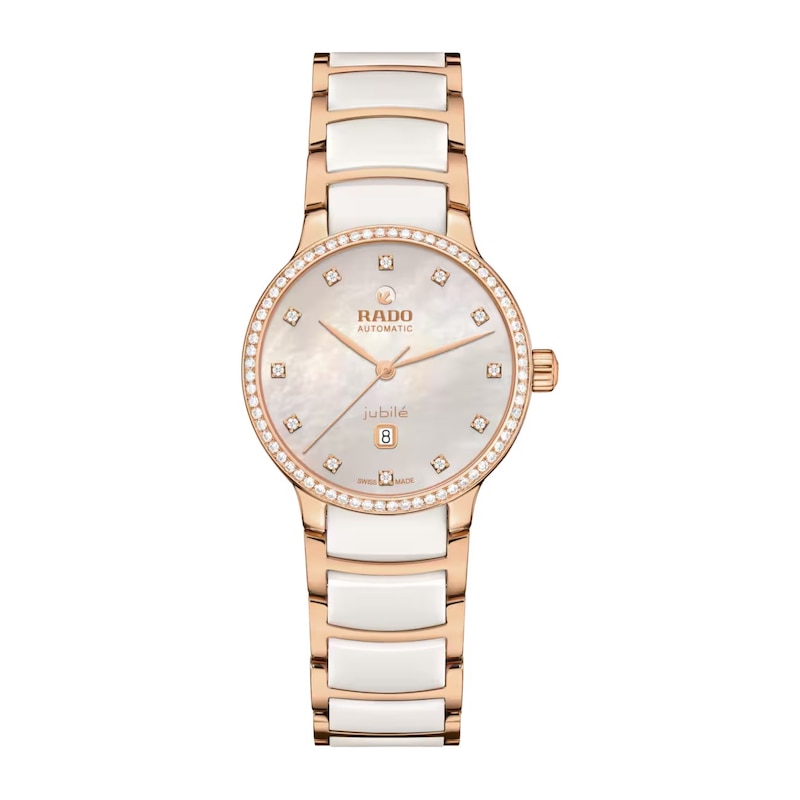 Main Image 1 of Rado Centrix Automatic Diamond White High-Tech Ceramic Watch