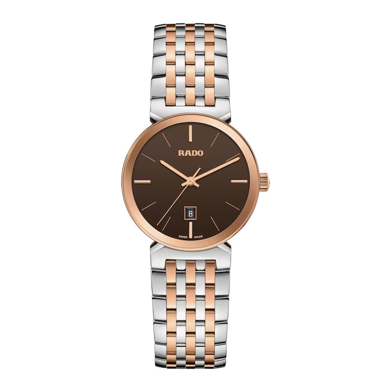 Main Image 1 of Rado Florence 30mm Brown Dial & Two Tone Bracelet Watch