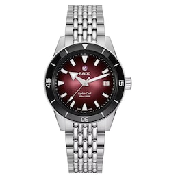 Rado Captain Cook Automatic 39mm Red Dial & Stainless Steel Watch