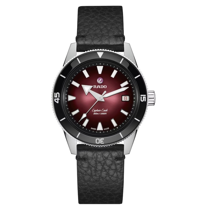 Main Image 3 of Rado Captain Cook Automatic 39mm Red Dial & Stainless Steel Watch