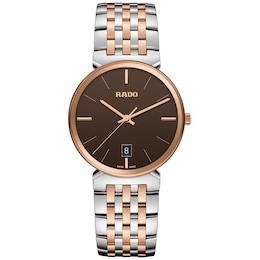 Rado Florence 38mm Brown Dial & Two Tone Bracelet Watch