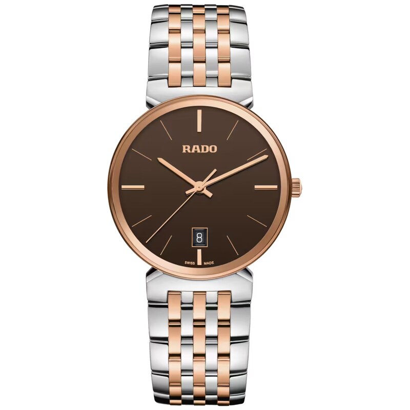 Main Image 1 of Rado Florence 38mm Brown Dial & Two Tone Bracelet Watch