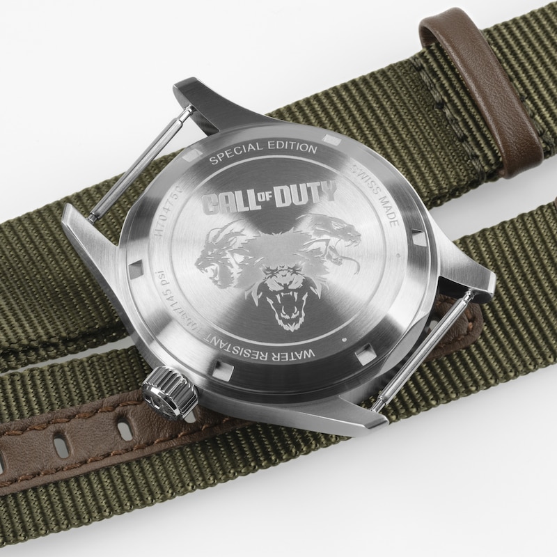 Main Image 4 of Hamilton Khaki Field Auto 38mm Call of Duty Fabric Strap Limited Edition Watch