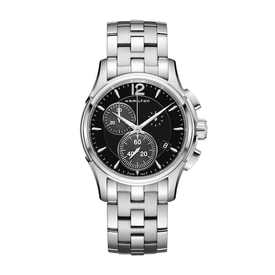 Men's Hamilton Jazzmaster Chronograph Stainless Steel Watch
