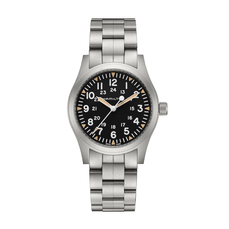 Main Image 1 of Hamilton Khaki Field Mechanical 42mm Stainless Steel Watch