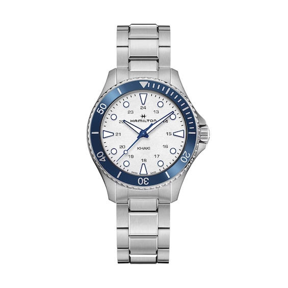 Men's Hamilton Khaki Navy Scuba 37Mm Stainless Steel Bracelet Watch