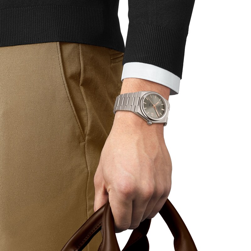 Main Image 6 of Tissot PRX 38mm Titanium Bracelet Watch