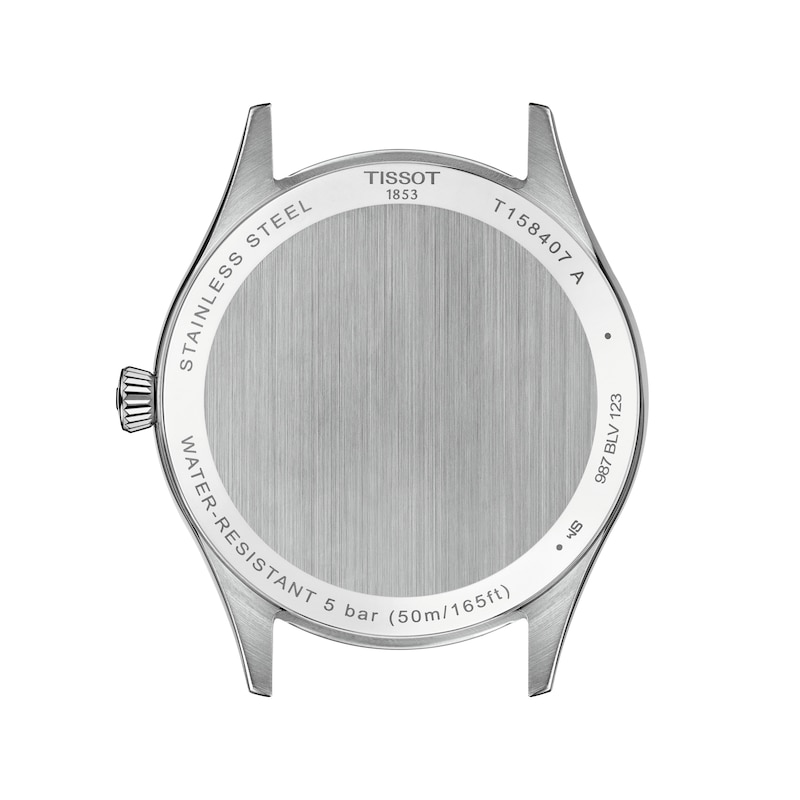 Main Image 5 of Tissot Classic Dream 40mm Blue Dial & Black Leather Strap Watch