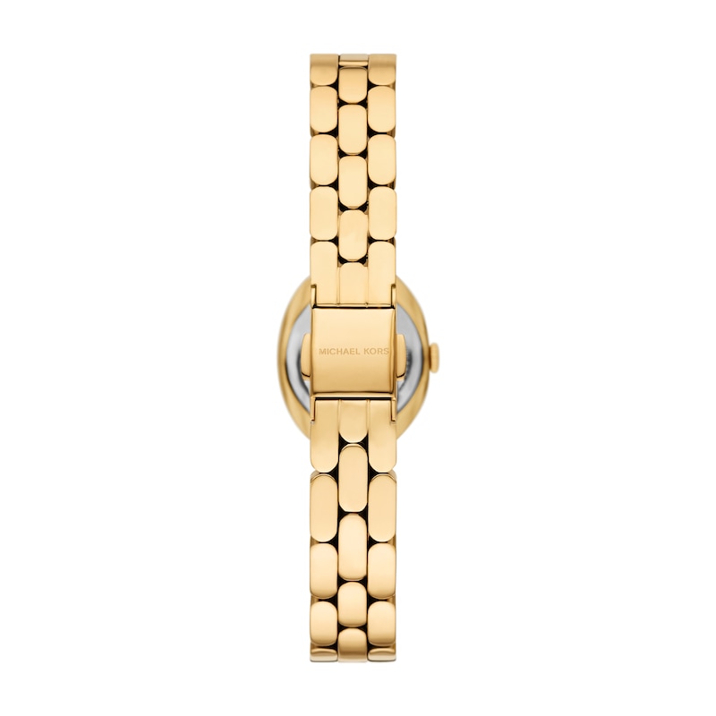 Main Image 3 of Michael Kors Maude 21mm Women's Gold Tone Oval Bracelet Watch