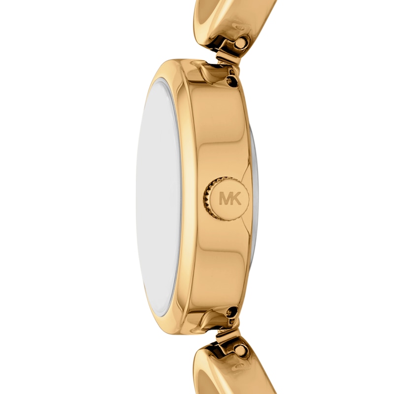 Main Image 2 of Michael Kors Maude 22mm Women's Gold Tone Oval Link Bracelet Watch