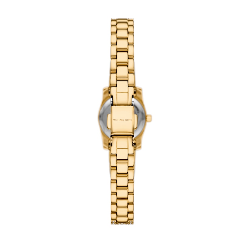 Main Image 3 of Michael Kors Lexington 19mm Pavé Women's Gold Tone Watch