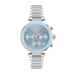 BOSS Majesty Sport 36mm Blue Dial & Stainless Steel Bracelet Watch