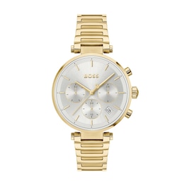 BOSS Majesty Sport 36mm Gold Tone Bracelet Watch